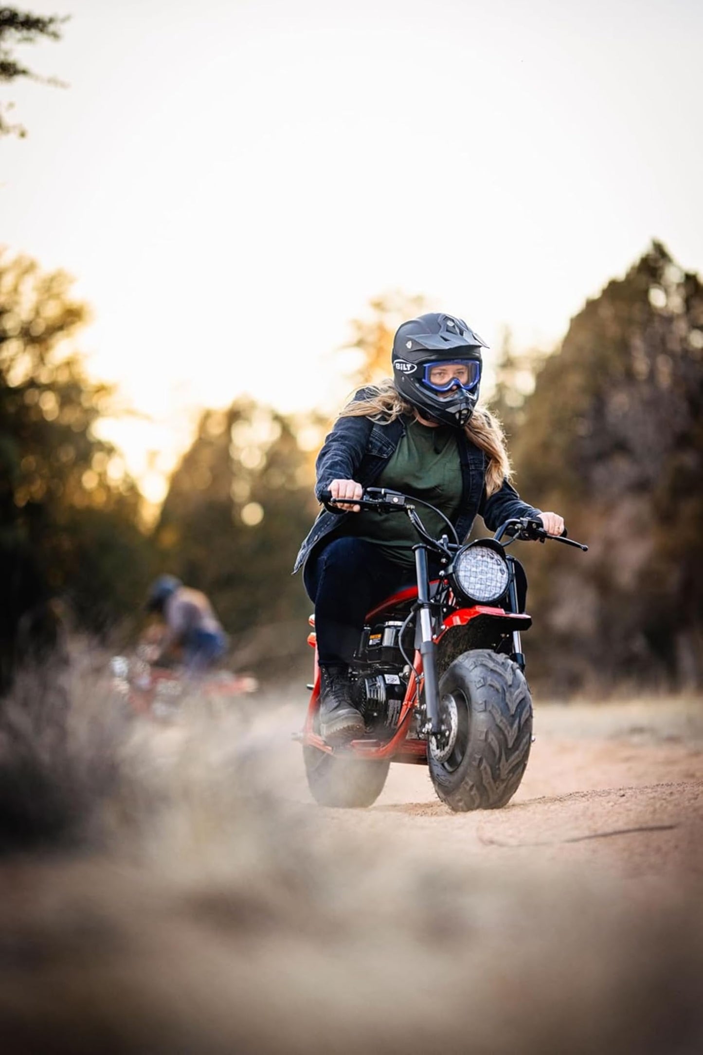 Coleman Powersports B200 196cc Gas Powered Minibike for Kids and Adults, 1-Cylinder, 4-Stroke, 30 Mph, 200 lbs Maximum Load, Ideal for Off-Road and Trail Riding