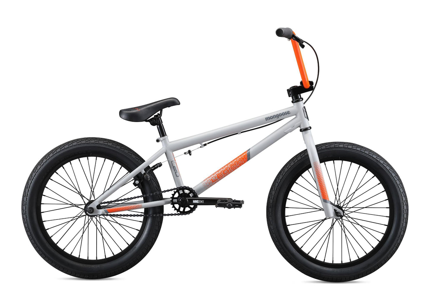 Mongoose Legion Kids Freestyle BMX Bike, Intermediate Rider, Boys and Girls Bikes, 20-Inch Wheels, Hi-Ten Steel Frame, Micro Drive 25x9T BMX Gearing