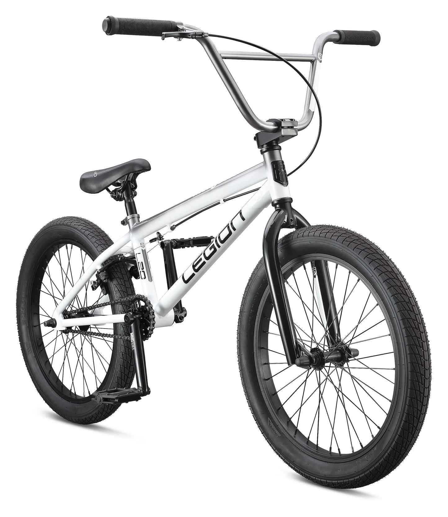 Mongoose Legion Kids Freestyle BMX Bike, Intermediate Rider, Boys and Girls Bikes, 20-Inch Wheels, Hi-Ten Steel Frame, Micro Drive 25x9T BMX Gearing