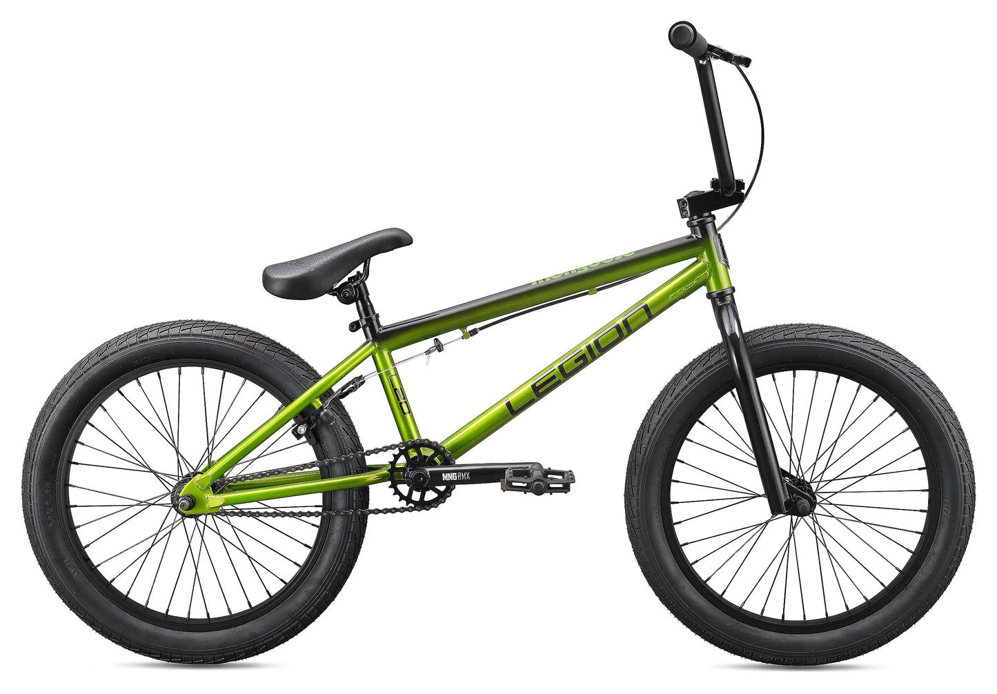 Mongoose Legion Kids Freestyle BMX Bike, Intermediate Rider, Boys and Girls Bikes, 20-Inch Wheels, Hi-Ten Steel Frame, Micro Drive 25x9T BMX Gearing