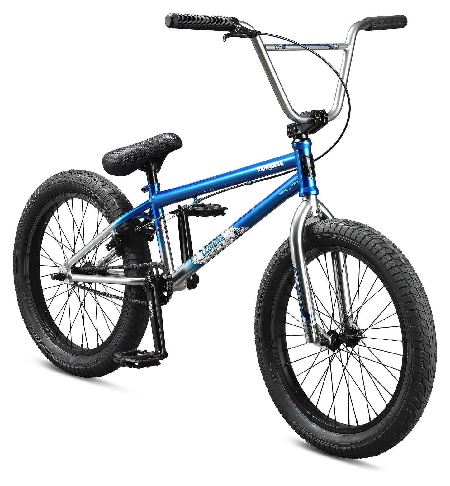 Mongoose Legion Kids Freestyle BMX Bike, Intermediate Rider, Boys and Girls Bikes, 20-Inch Wheels, Hi-Ten Steel Frame, Micro Drive 25x9T BMX Gearing